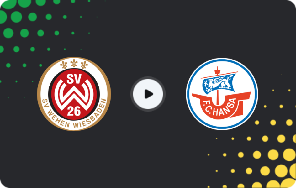 Where to watch SV Wehen — Hansa Rostock, 3. Liga, 21.03.2026