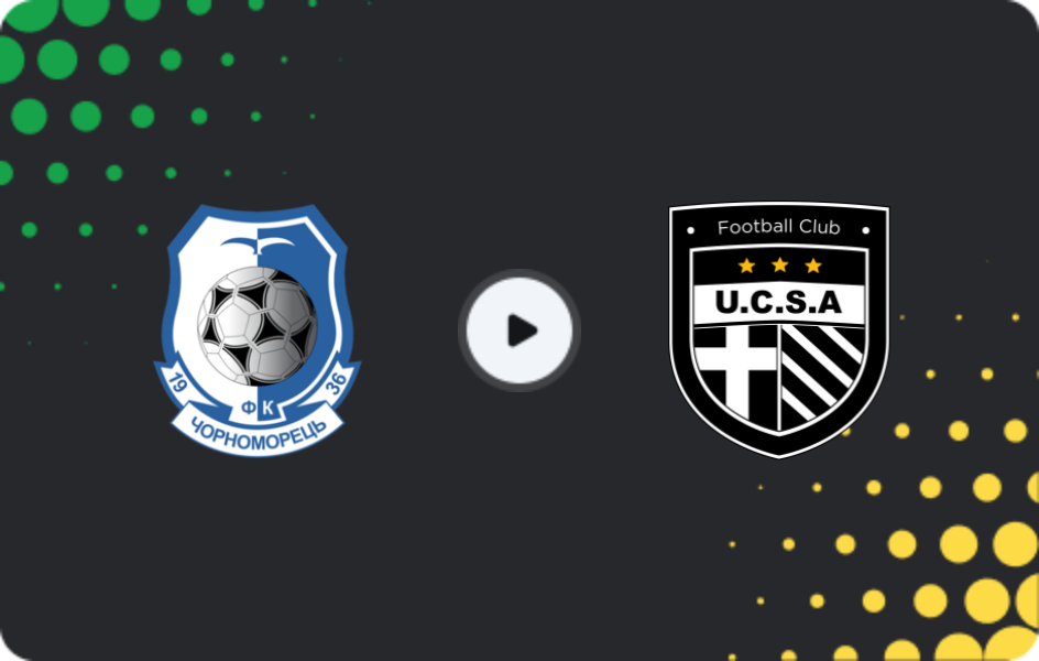 Where to watch Chornomorets — UCSA, Persha Liga, 21.03.2026