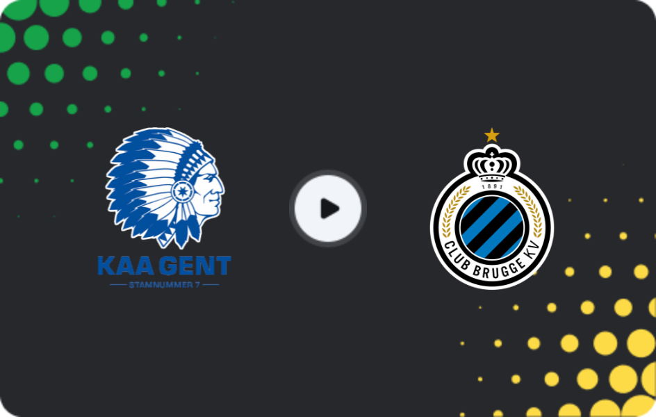 Where to watch KAA Gent II — Brugge II, Challenger Pro League, 20.03.2026
