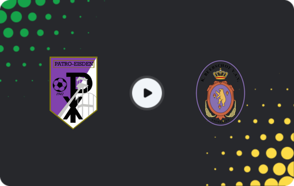Where to watch Patro Eisden — Beerschot Wilrijk, Challenger Pro League, 20.03.2026