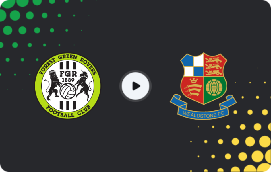 Where to watch Forest Green — Wealdstone, National League, 21.03.2026