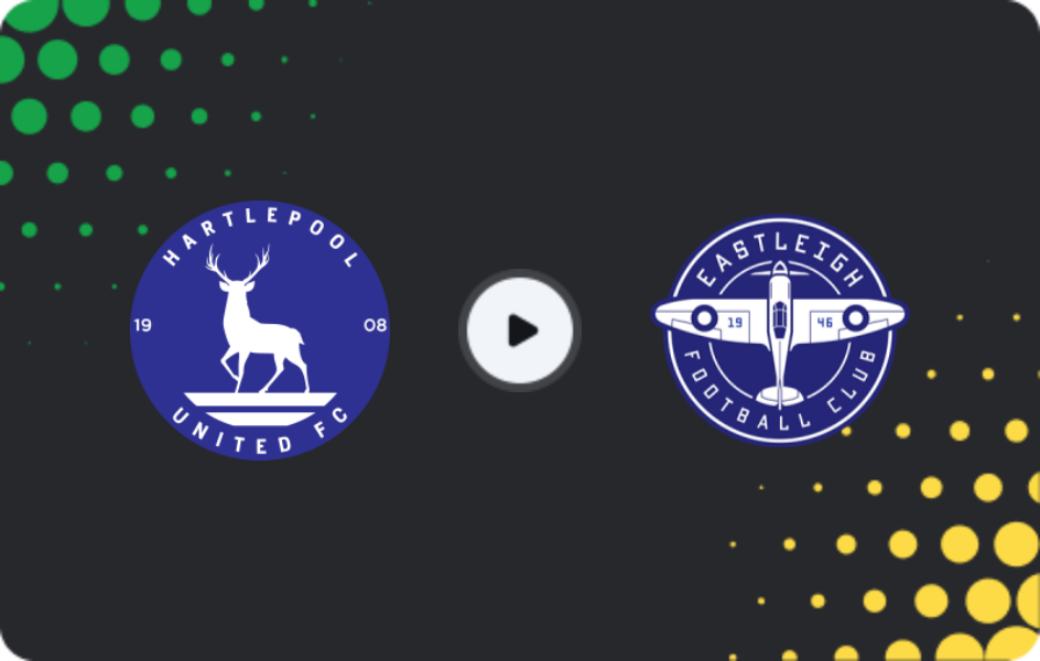 Where to watch Hartlepool United — Eastleigh, National League, 21.03.2026