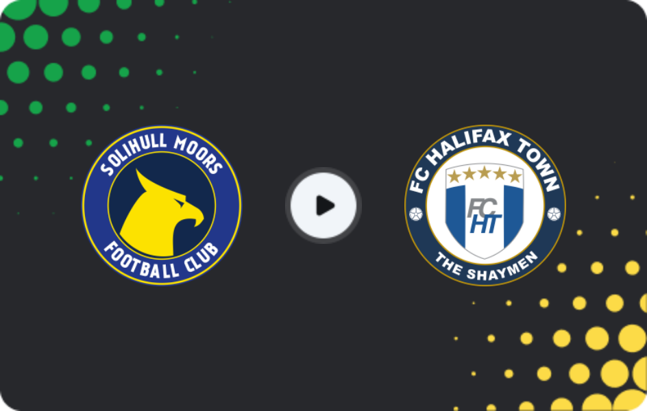 Where to watch Solihull Moors — Halifax Town, National League, 21.03.2026