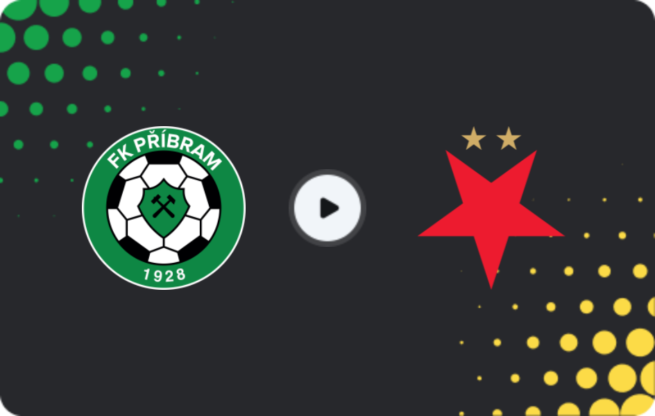 Where to watch Příbram — Slavia Praha II, FNL, 21.03.2026