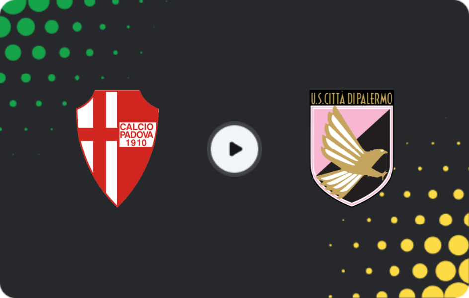 Where to watch Padova — Palermo, Serie B, 21.03.2026