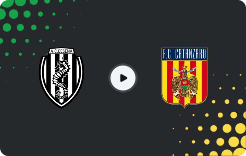 Where to watch Cesena — Catanzaro, Serie B, 21.03.2026