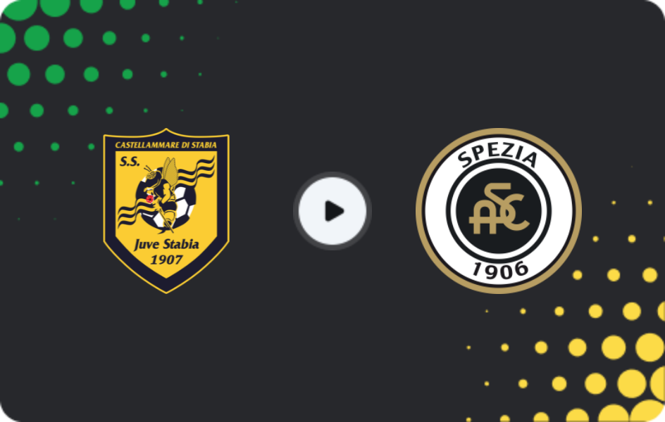 Where to watch Juve Stabia — Spezia, Serie B, 21.03.2026