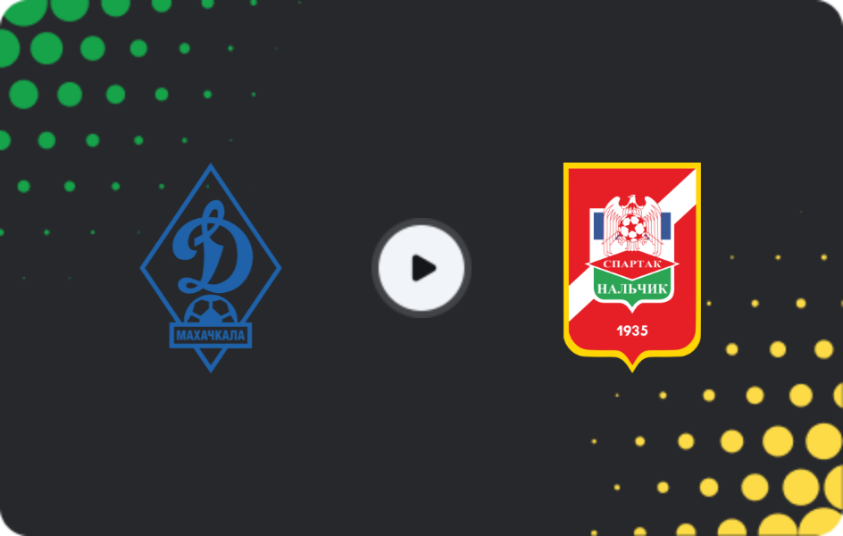 Where to watch Dynamo Makhachkala II — Spartak Nalchik, Second League B - Group 1, 25.10.2025
