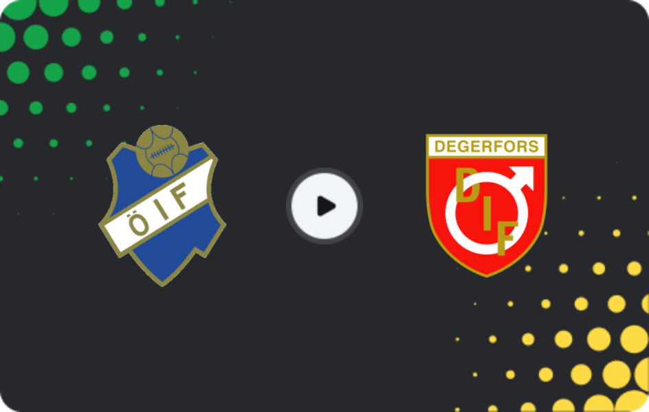Where to watch Osters — Degerfors, Allsvenskan, 25.10.2025
