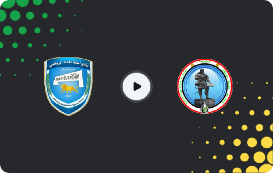 Where to watch Baghdad — Naft Maysan, Stars League, 05.10.2025