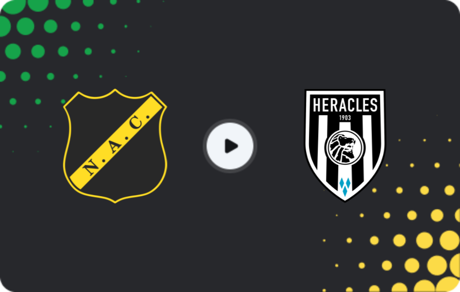 Where to watch NAC Breda — Heracles, KNVB Beker, 29.10.2025
