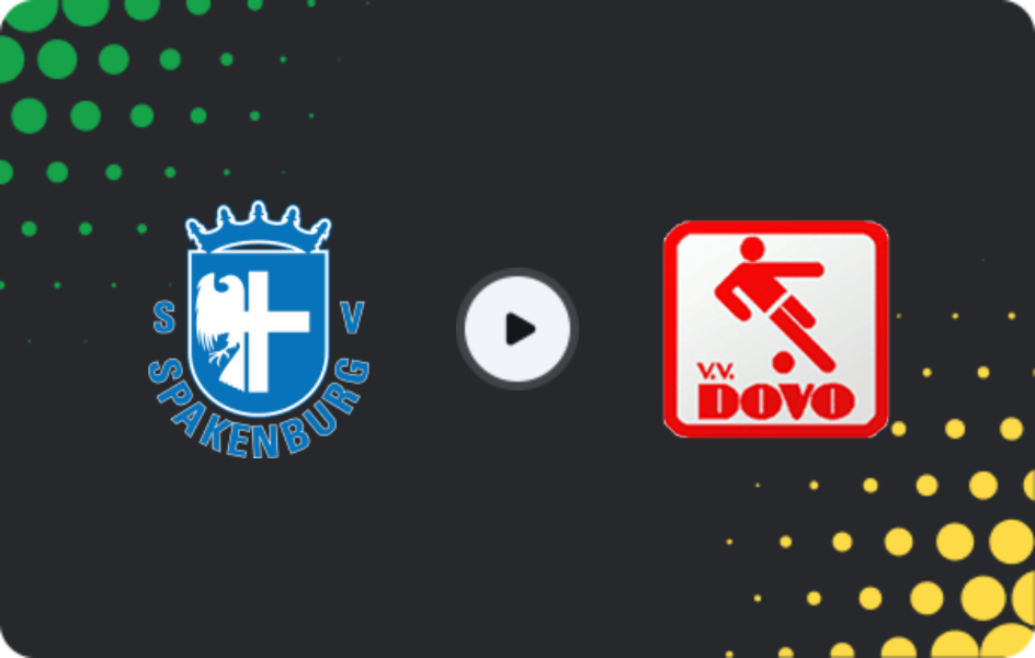 Where to watch Spakenburg — Dovo, KNVB Beker, 30.10.2025