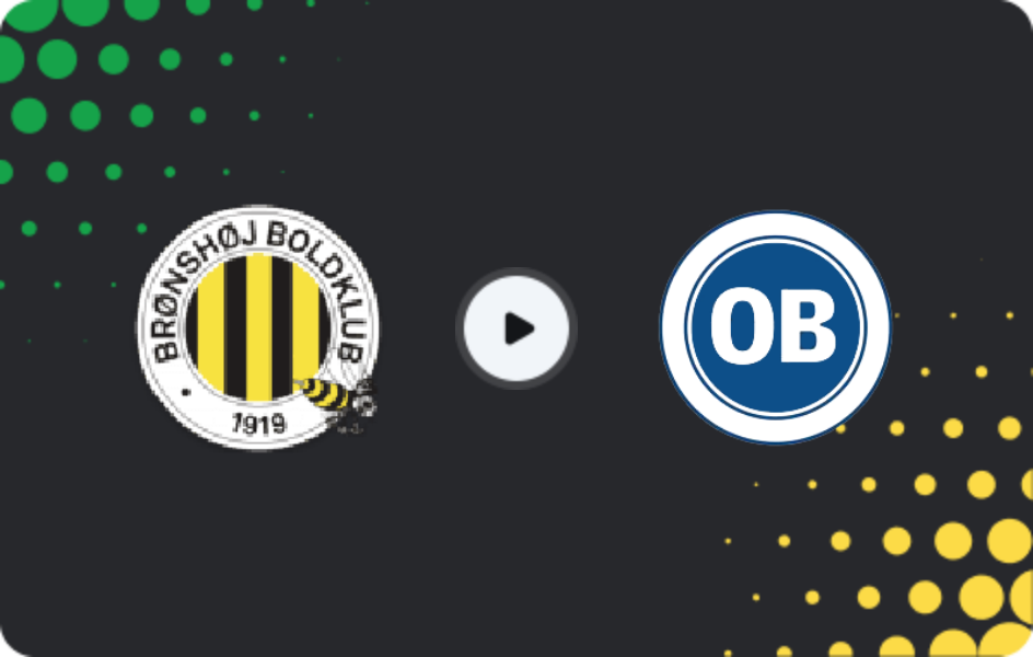 Where to watch Brønshøj — Odense, DBU Pokalen, 22.10.2025