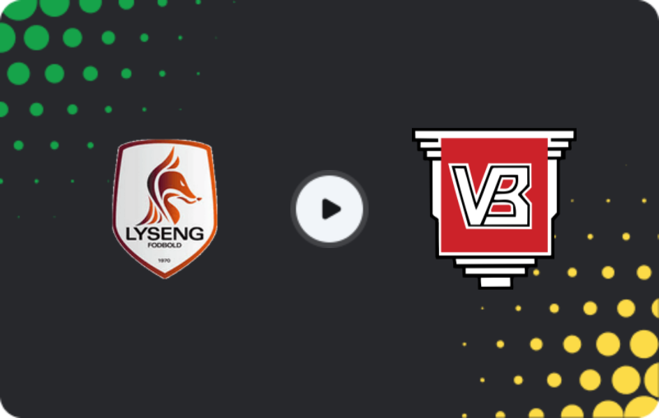 Where to watch Lyseng — Vejle, DBU Pokalen, 29.10.2025