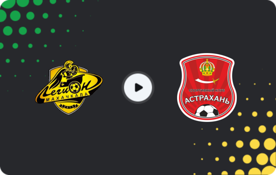 Where to watch Legion Dynamo — Astrakhan, Second League B - Group 1, 01.11.2025