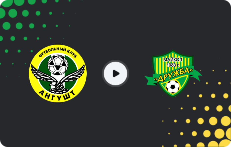 Where to watch Angusht Nazran — Druzhba Maikop, Second League B - Group 1, 01.11.2025