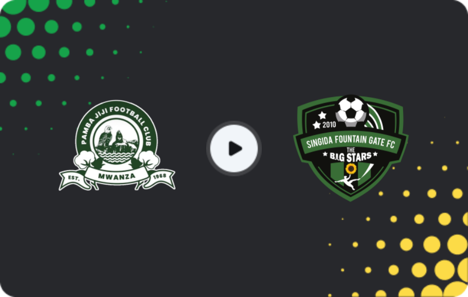 Where to watch Pamba Jiji — Singida Fountain Gate, Ligi kuu Bara, 08.11.2025