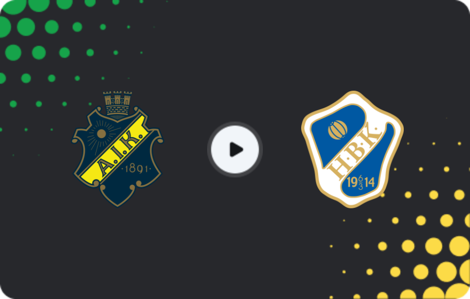 Where to watch AIK — Halmstad, Allsvenskan, 09.11.2025