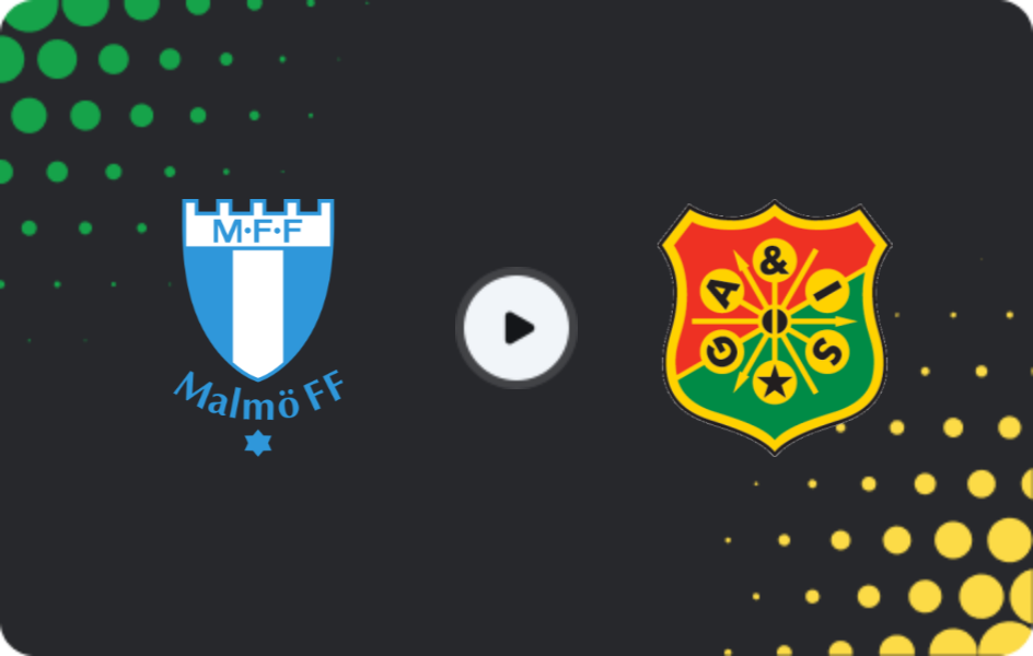 Where to watch Malmo — GAIS, Allsvenskan, 09.11.2025