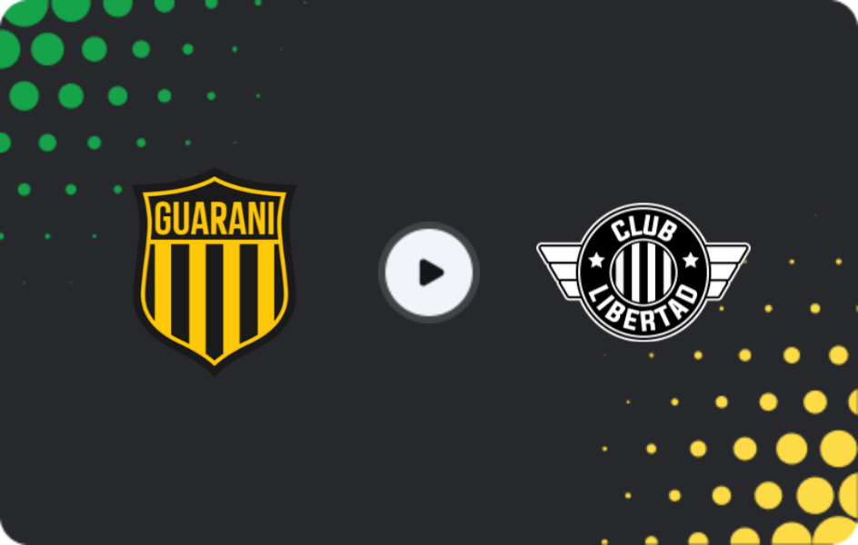 Where to watch Guarani — Libertad Asuncion, Division Profesional - Clausura, 09.11.2025