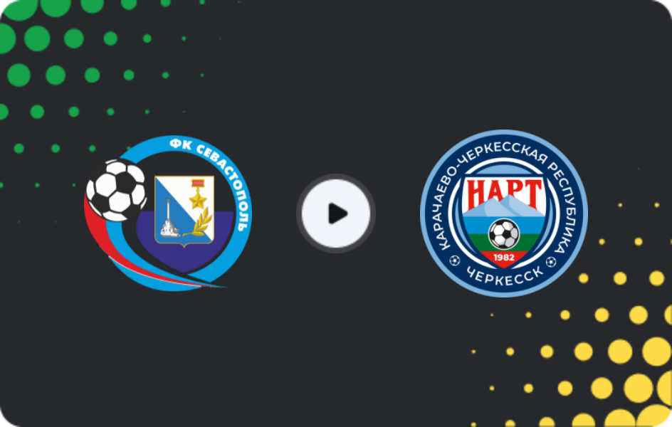 Where to watch Sevastopol — Nart Cherkessk, Second League B - Group 1, 15.11.2025