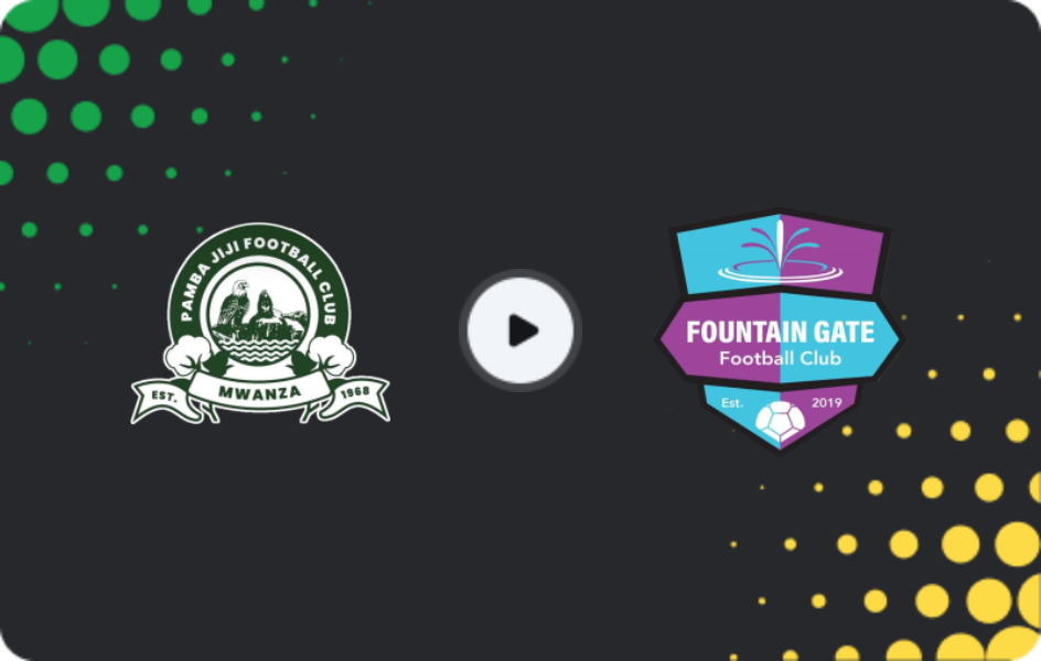 Where to watch Pamba Jiji — Fountain Gate, Ligi kuu Bara, 23.11.2025