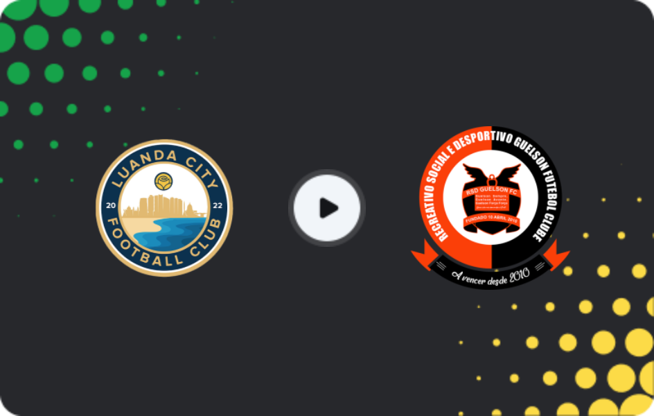Where to watch Luanda City — Guelson FC, Girabola, 09.11.2025