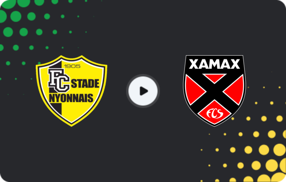 Where to watch Stade Nyonnais — Neuchatel Xamax, Schweizer Cup, 02.12.2025