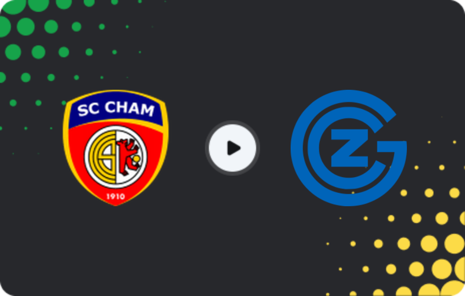 Where to watch Cham — Grasshoppers, Schweizer Cup, 02.12.2025