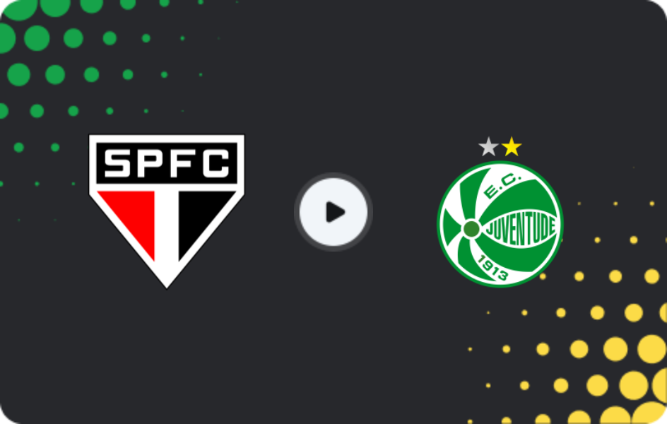 Where to watch Sao Paulo — Juventude, Serie A, 23.11.2025