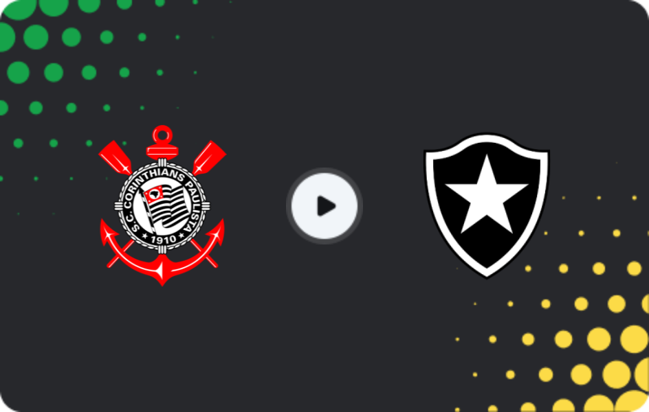 Where to watch Corinthians — Botafogo, Serie A, 30.11.2025