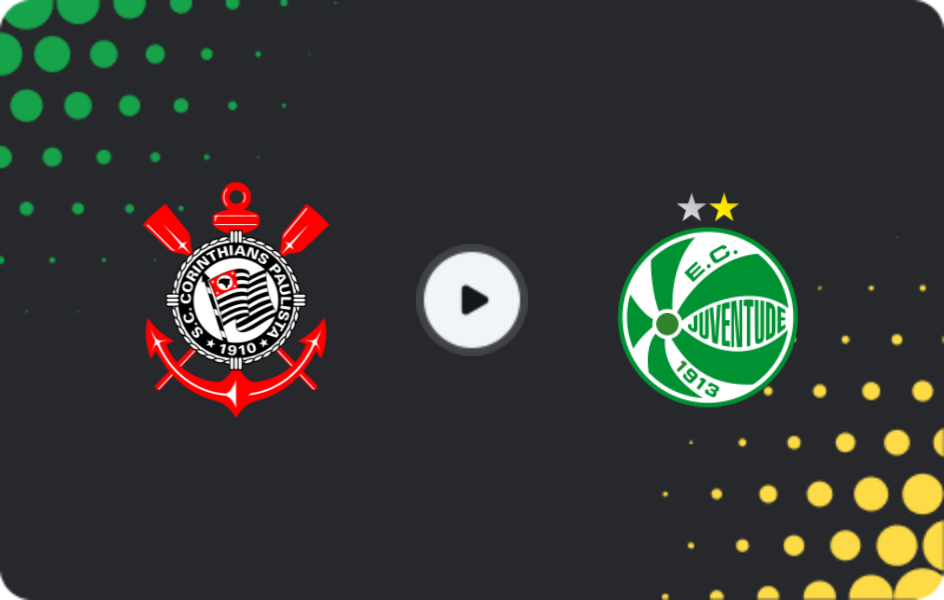 Where to watch Corinthians — Juventude, Serie A, 07.12.2025