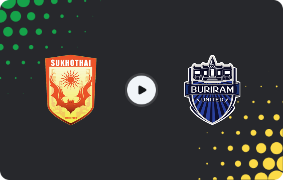 Where to watch Sukhothai FC — Buriram United, Thai League 1, 24.12.2025