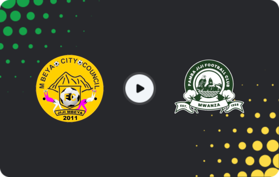 Where to watch Mbeya City — Pamba Jiji, Ligi kuu Bara, 30.01.2026