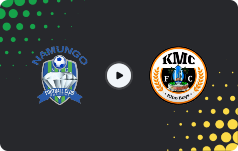 Where to watch Namungo — KMC, Ligi kuu Bara, 31.01.2026