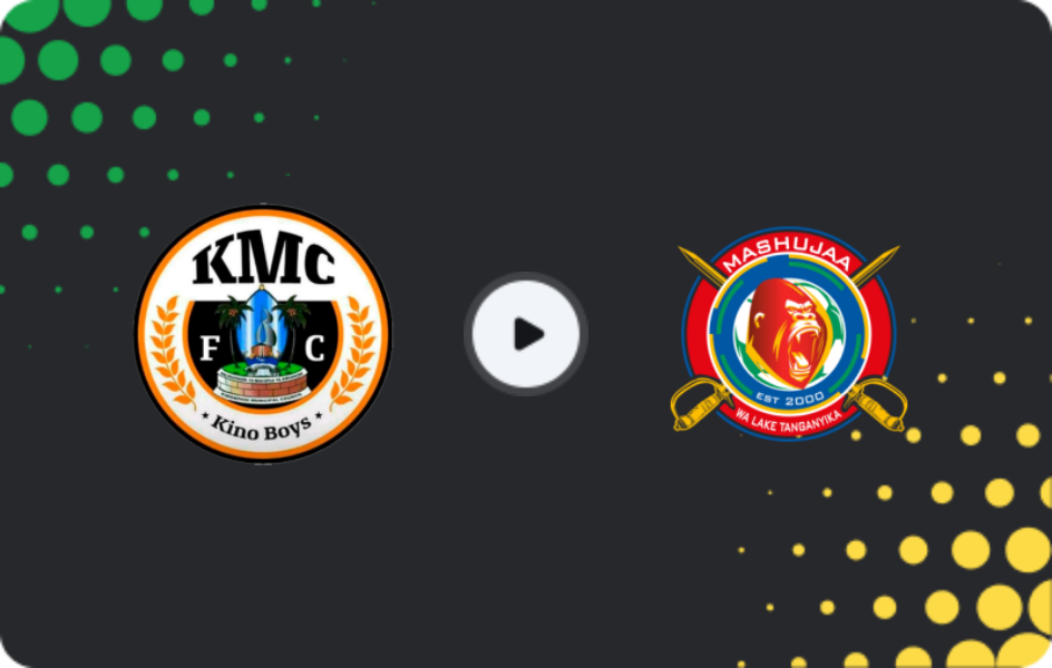 Where to watch KMC — Mashujaa, Ligi kuu Bara, 03.02.2026