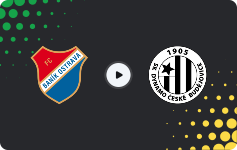 Where to watch Baník Ostrava II — České Budějovice, FNL, 28.02.2026