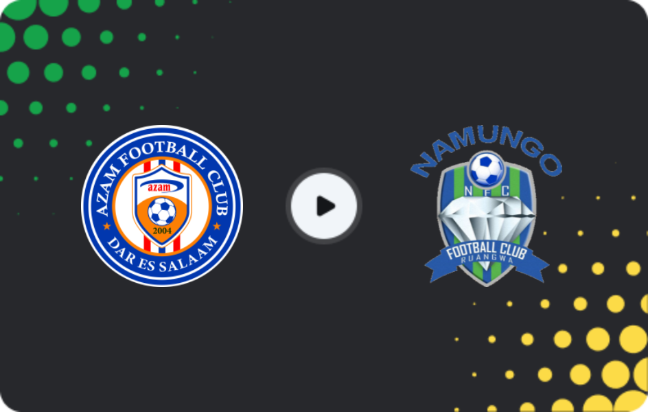 Where to watch Azam — Namungo, Premier League, 18.03.2026