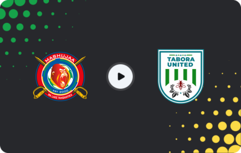 Where to watch Mashujaa — Tabora United, Premier League, 18.03.2026