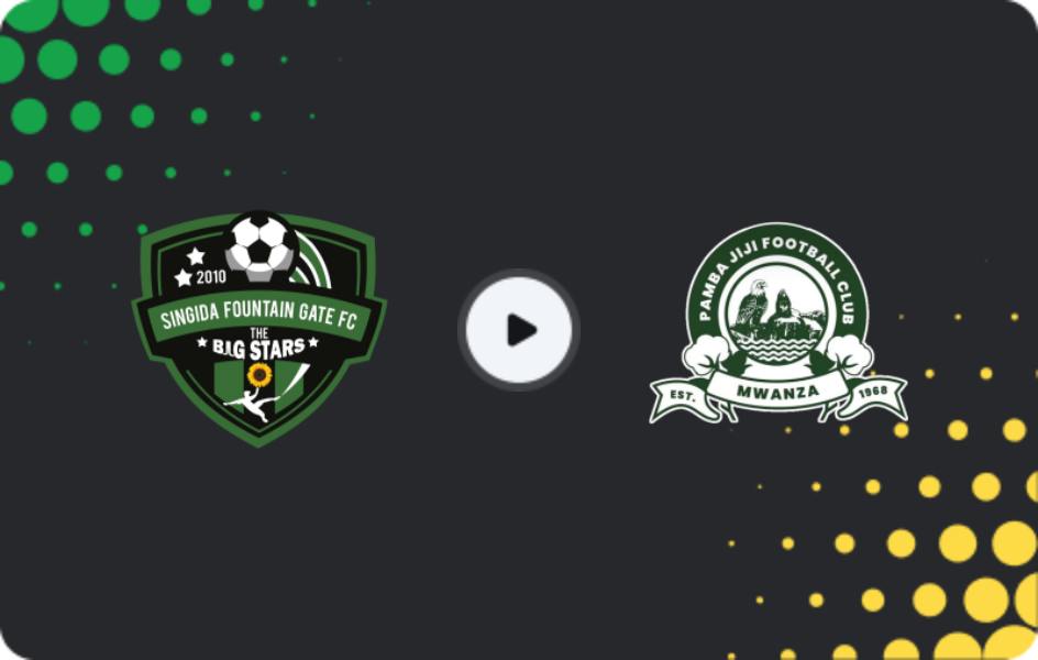 Where to watch Singida Fountain Gate — Pamba Jiji, Premier League, 18.03.2026