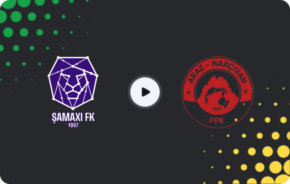 Where to watch FC Shamakhi — Araz, Premyer Liqa, 21.03.2026