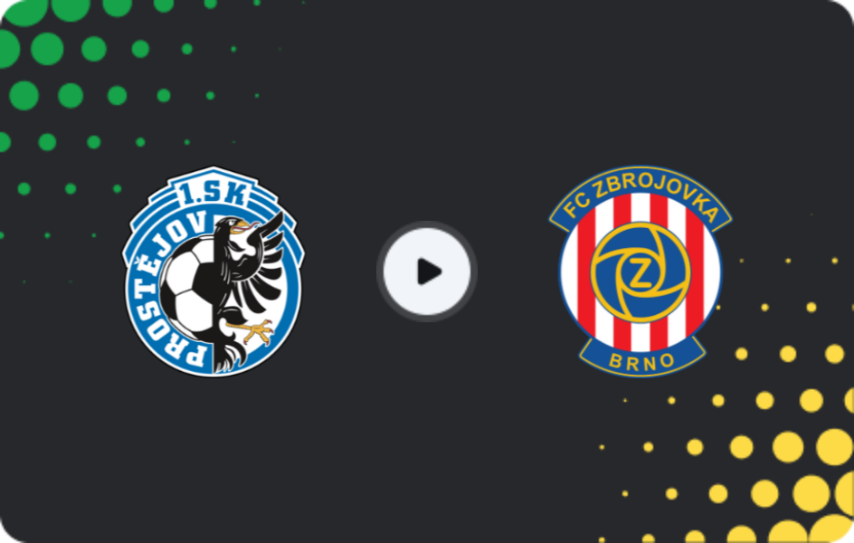 Where to watch Prostějov — Zbrojovka Brno, FNL, 21.03.2026