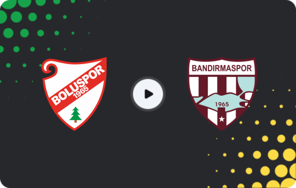 Where to watch Boluspor — Bandırmaspor, TFF First League, 22.03.2026