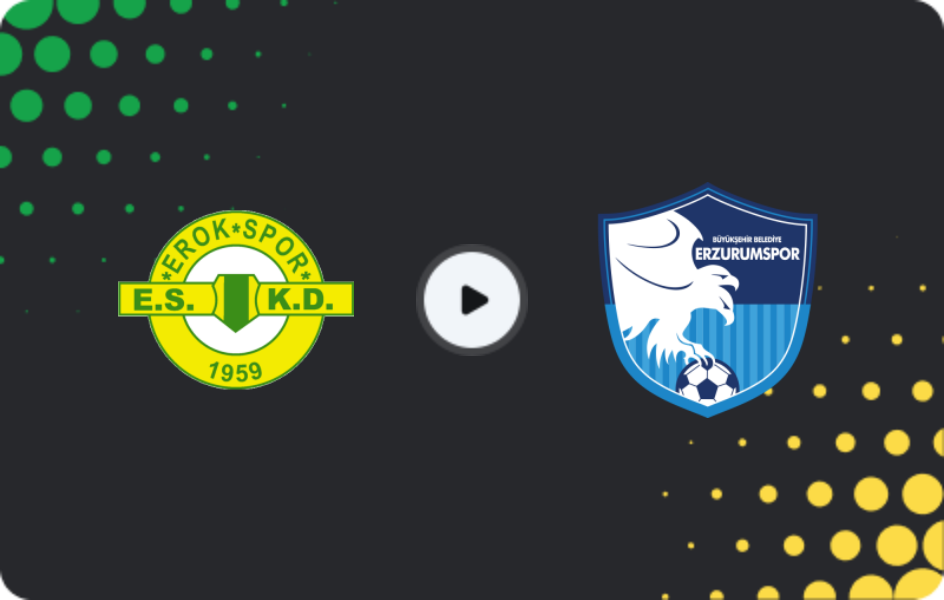 Where to watch Erokspor — Erzurumspor, TFF First League, 22.03.2026