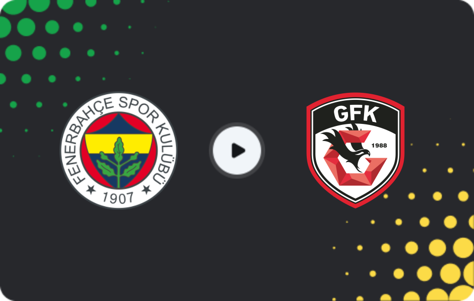 Where to watch Fenerbahce — Gaziantep, Süper Lig, 22.03.2026