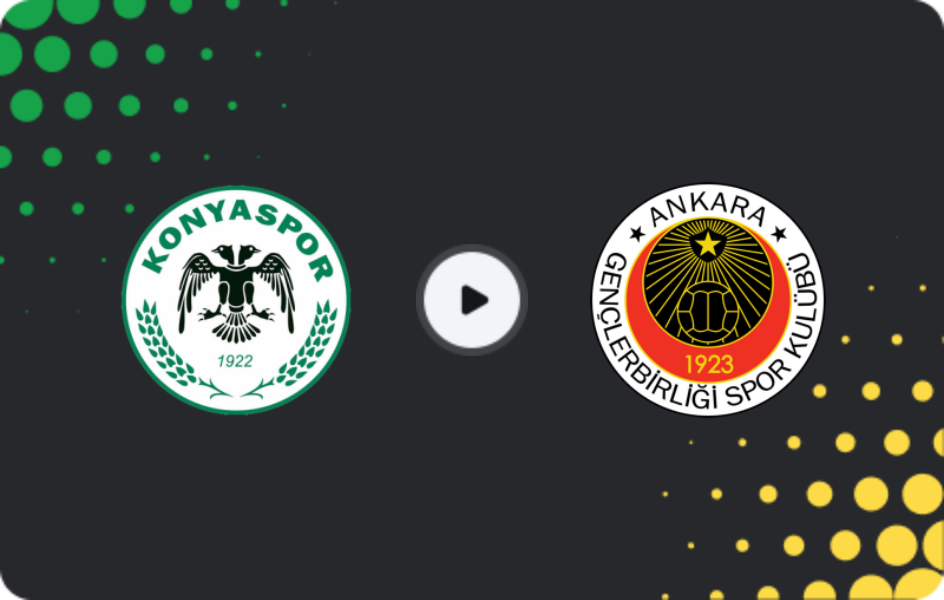 Where to watch Konyaspor — Genclerbirligi, Süper Lig, 22.03.2026