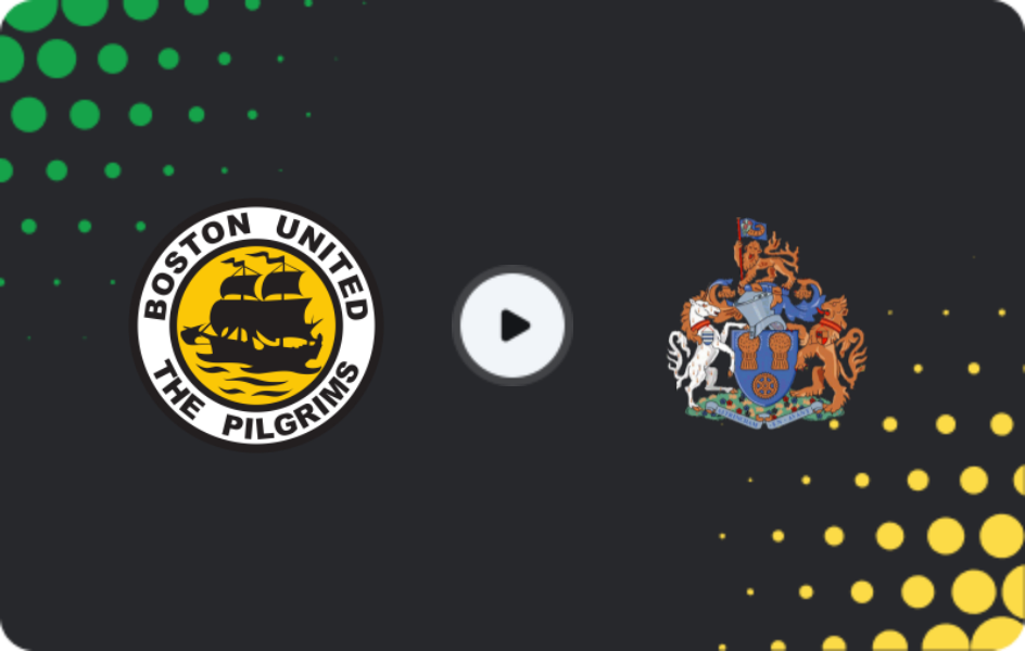 Where to watch Boston United — Altrincham, National League, 24.03.2026
