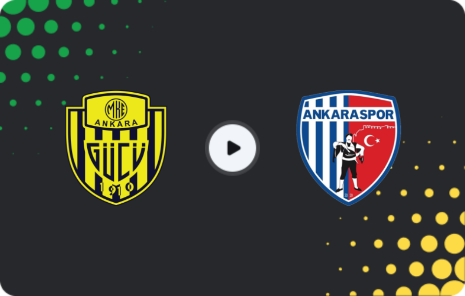 Where to watch Ankaragucu — Ankaraspor, 2. Lig, 25.03.2026
