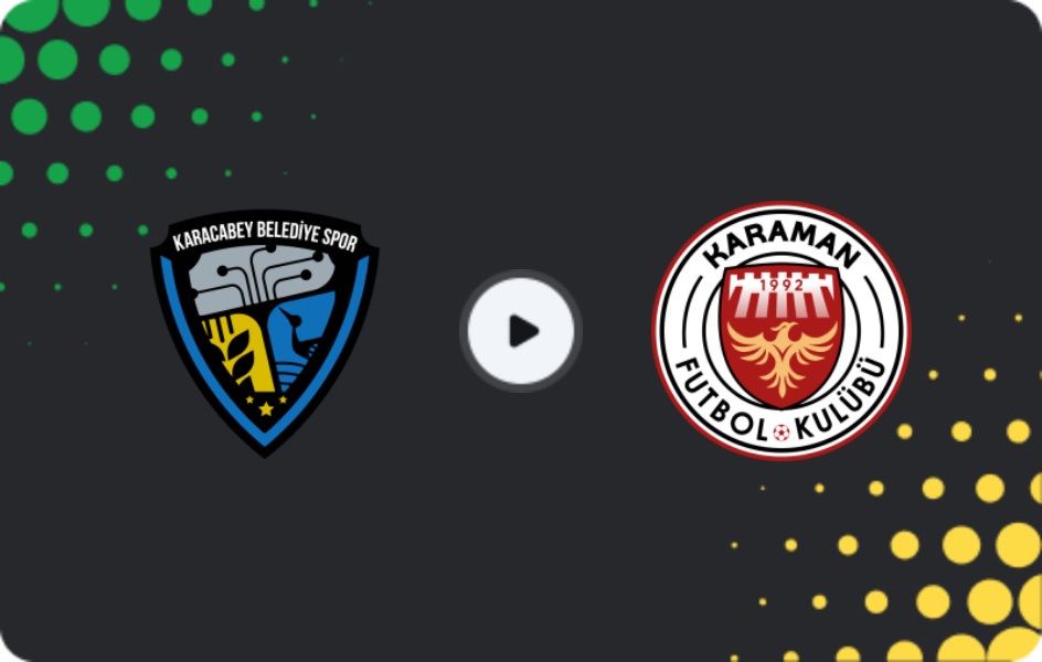 Where to watch Karacabey Belediyespor — Karaman FK, 2. Lig, 25.03.2026