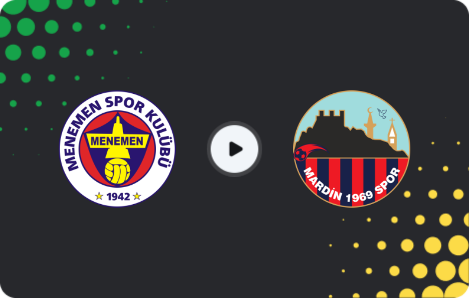 Where to watch Menemen — Mardin 1969, 2. Lig, 25.03.2026